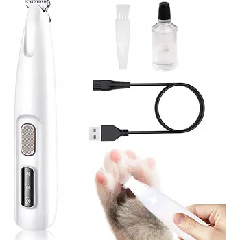 Kosmetika pro psa STROJEK NA STŘÍHÁNÍ SRSTI PRO PSY A KOČKY ELEKTRICKÝ POHODLNÝ S LED