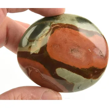 Přírodní kámen Jaspis pestrý hladký kámen 106g