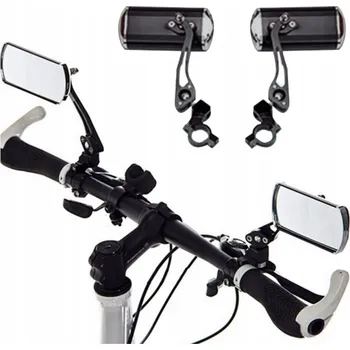 Zrcátko pro motocykl Sada 2 ks NASTAVITELNÁ ZPĚTNÁ ZRCÁTKA NA KOLO UNIVERZÁLNÍ UPEVŇOVACÍ DRŽÁKY