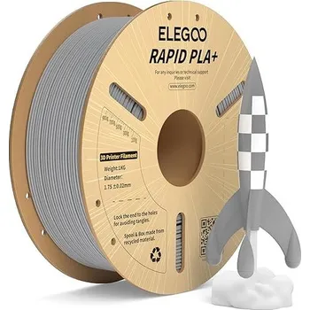 Filament Elegoo RAPID PLA+ Grey 1,75 mm 1 kg