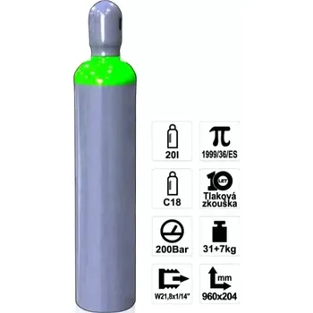 Láhev KOWAX ARGON-MIX C18 tlaková láhev plná 20l