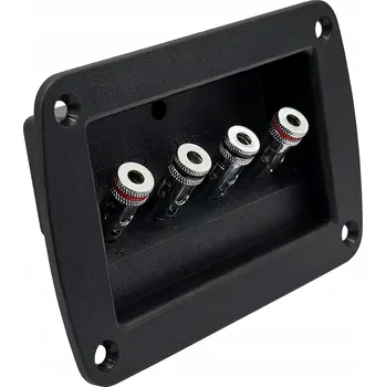 Příslušenství pro čtečku elektronické knihy REPRODUKTOROVÁ SVORKOVNICE 4x banánek + DC zásuvka 2,1x5,5mm