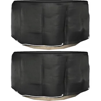 Krycí plachta Obal na zahradní nábytek 230 x 230 x 90 cm černý