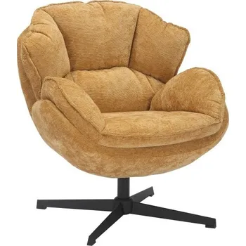 Křeslo Nábytek PEGAS s.r.o. Otočné křeslo BETTY, Curry 248/Černá