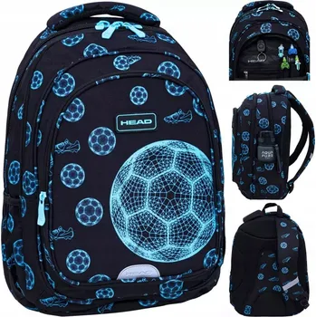 Školní batoh Školní batoh ASTRA Head FOOTBALL FAN na míč černý 27 l