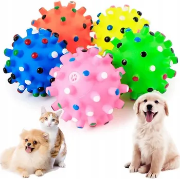 Hračka pro psa Pískací míček pro psy | Gumová Hračka 6,5 cm | 1 kus