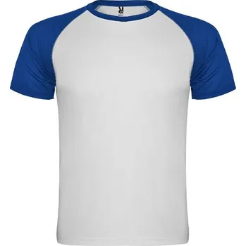 Pánské tričko Sportovní tričko Indianapolis s barevnými rukávy - XL - královská modrá sublimace termotransfer