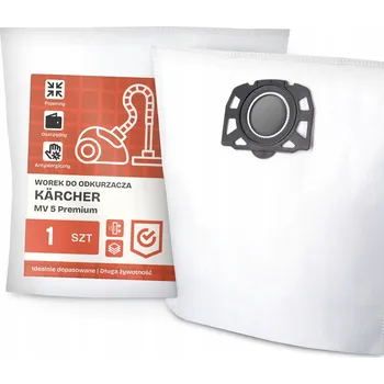 Sáček do vysavače SÁČEK do VYSAVAČE Kärcher MV 5 Premium SYNTETICKÝ TEXTILNÍ VLIESOVÝ G9