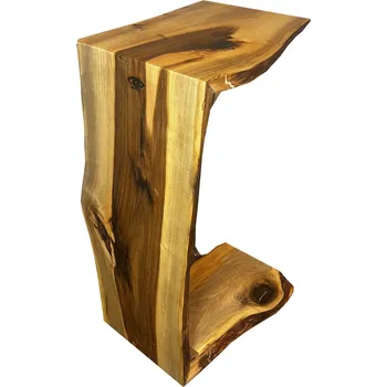 Konferenční stolek odkládací stolek z masivního ořechu (zasunutí k sedací soupravě)