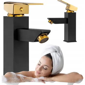 Vodovodní baterie Stojánková umyvadlová baterie Silla černá