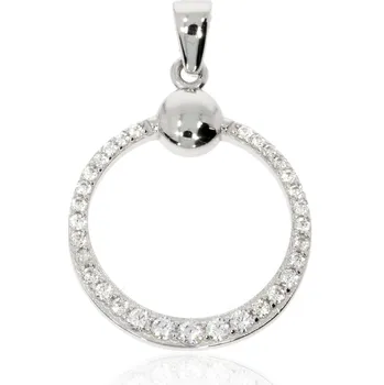 Náušnice Zlatnictví Helios Souprava bílé zlato náušnice se zirkony Šperk: Přívěšek, Váha: 1,4g