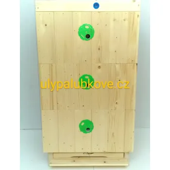 úl palubkový zateplení 2cm 39x24 se třemi nástavky a víkem vnitřním a dnem varroa