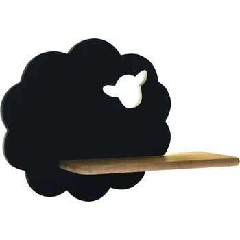 Nástěnné svítidlo Nástěnná lampa s poličkou 5W LED 4000K černá Sheep