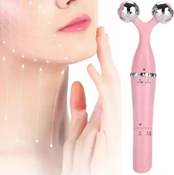 Masážní přístroj Masážní Přístroj Rotační 3D na baterii - masáž Lifting obličeje a těla