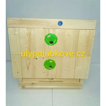 úl palubkový zateplení 2cm se dvěmi nástavky 39x17 s palubkovým víkem a dnem varroa