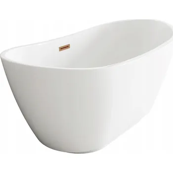 Vana Volně stojící akrylátová vana Balneo PARMA, odtok uprostřed, 170 x 72 cm