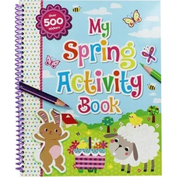Cizojazyčná kniha Spring Activity and Colouring Book