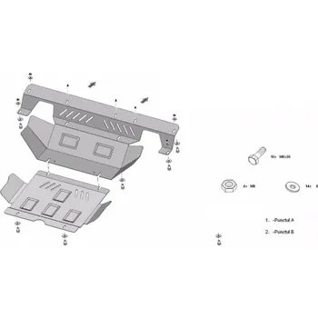 Kryt motoru Kryt pod motor TOYOTA HILUX VIII Platform/Chassis (_N1_) - Plech - 8595698044396