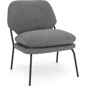 Křeslo Tradiční křeslo Costway šedé