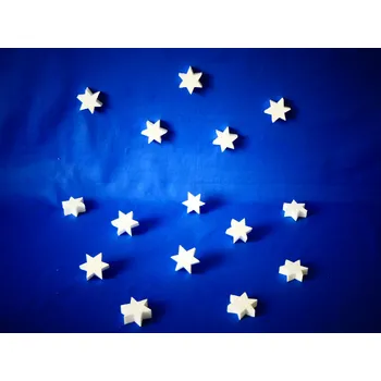 Vánoční dekorace Polystyrenové hvězdy - EPS: Zvolit variantu Hvězda - průměr / síla: hvězda - 55 / 20 mm