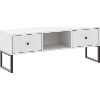 Televizní stolek Nábytek PEGAS s.r.o. televizní stolek LINEA RTV 2S, Bílá/Černá