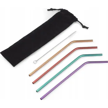 Kovová Brčka Blue Collection 4 ks