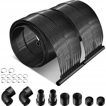 Ohřívač vody Solární kolektor Costway PE 500 x 75 cm pro ohřev bazénu