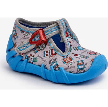 Chlapecká obuv Pohodlné dětské pantofle BEFADO 110N491 Barva: Modrá, Velikost: 25