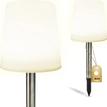 Venkovní osvětlení Solární lampa zapichovací Goldlux bílá 41 cm 1 ks