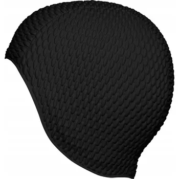 Plavecká čepice pro dospělé Silikonová Fashy černá