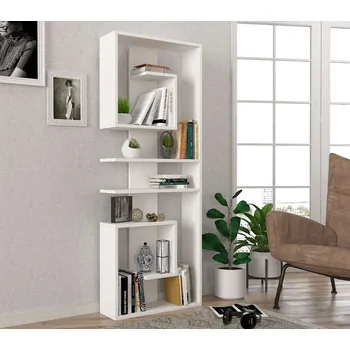 regál SAGARA policový regál, bílá