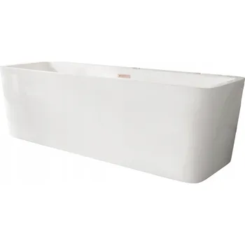 Vana Volně stojící kompozitní vana Balneo ROMA, odtok uprostřed, 170 x 80 cm