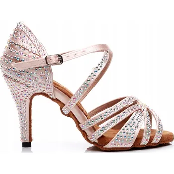 Dámské lodičky Burtan taneční boty na latino, barva kůže, velikost 39