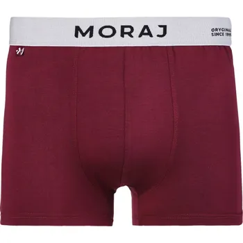 Boxerky Moraj PL MORAJ pánské bambusové boxerky (BBX600-096) Barva: vínová, Velikost: 2XL