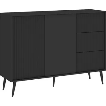 Komoda Nábytek PEGAS s.r.o. Komoda BARCELONA 2D3S, Černá/Černá