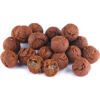 Krmivo pro psa MĚKKÉ KRMIVO PRO PSY - SE ŠKVARKY A JÁTRY - Plněné koule Ø 35 mm 500 g