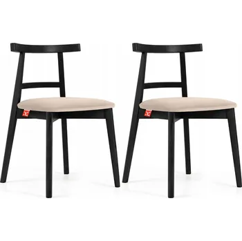 Jídelní židle Židle Konsimo velur béžová 2 ks