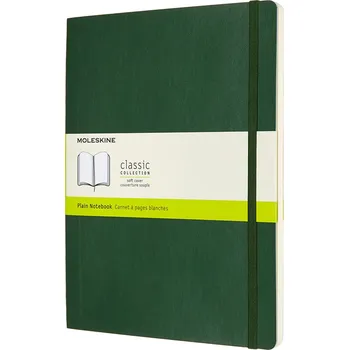 Diář Moleskine, Nelinkovaný zápisník Moleskine Classic měkká vazba XL 192 stran lesní zelená - Formadore