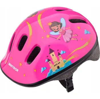Cyklistická přilba Dětská cyklistická helma s nastavitelnou velikostí, ochranná, s větracími otvory METEOR