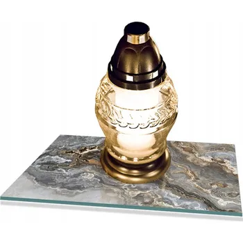 Obraz Podstavec pod hřbitovní svíčka se vzorem tvrzené sklo na PAMÁTNÍK 30x22 na HŘBITOV