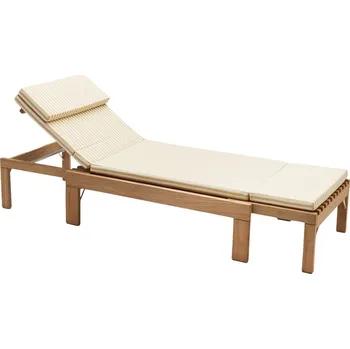 Zahradní lehátko FRITZ HANSEN Podsedák pro zahradní lehátko Riviera, Golden Yellow Stripe