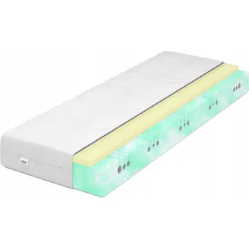 Matrace Matrace pěnová 150x200 ACTIV Visco 20cm H2/H3 měkká 7 zón 30 kg/m3