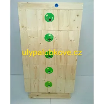 úl palubkový zateplení 2cm s pěti nástavky 39x17 s palubkovým víkem a dnem varroa