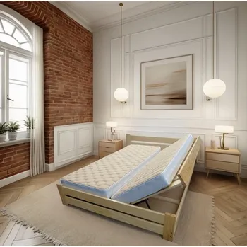 Postel Postel 160x200 HARMONIA čalouněná, otevíraná ze 2 stran