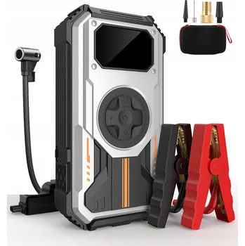 Startovací zdroj 12000mAh JUMP STARTER s 150PSI vzduchovým kompresorem 6000A pro 7,5L plyn 6L matrice