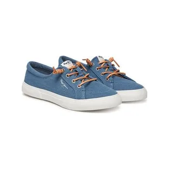 Dámská obuv Pepe Jeans Sneakersy Kenton Denim PLS31602 Modrá 37