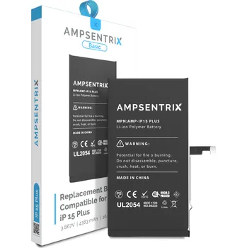 Baterie pro mobilní telefon Ampsentrix BASIC baterie 4383mAh | iPhone 15 Plus