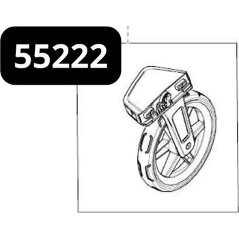 vozík za kolo Wheel wing right Thule 55222