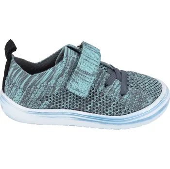 Dívčí tenisky Barefoot tenisky Jonap Matty knit modrošedé melír 29