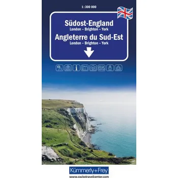 Kümmerly+Frey Regional-Strassenkarte Südost-England 1:300.000 (NL)